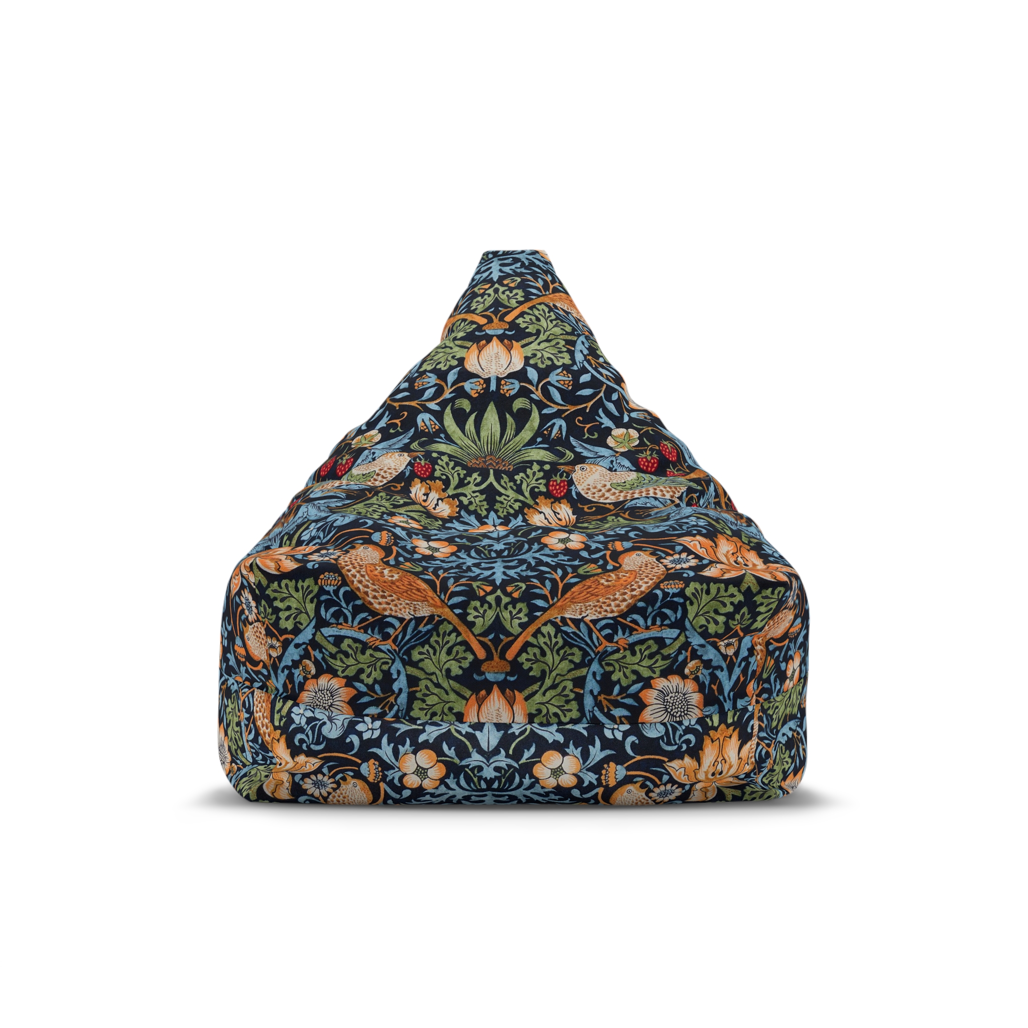 William Morris Strawberry Thief Bean Bag Cover Vintage