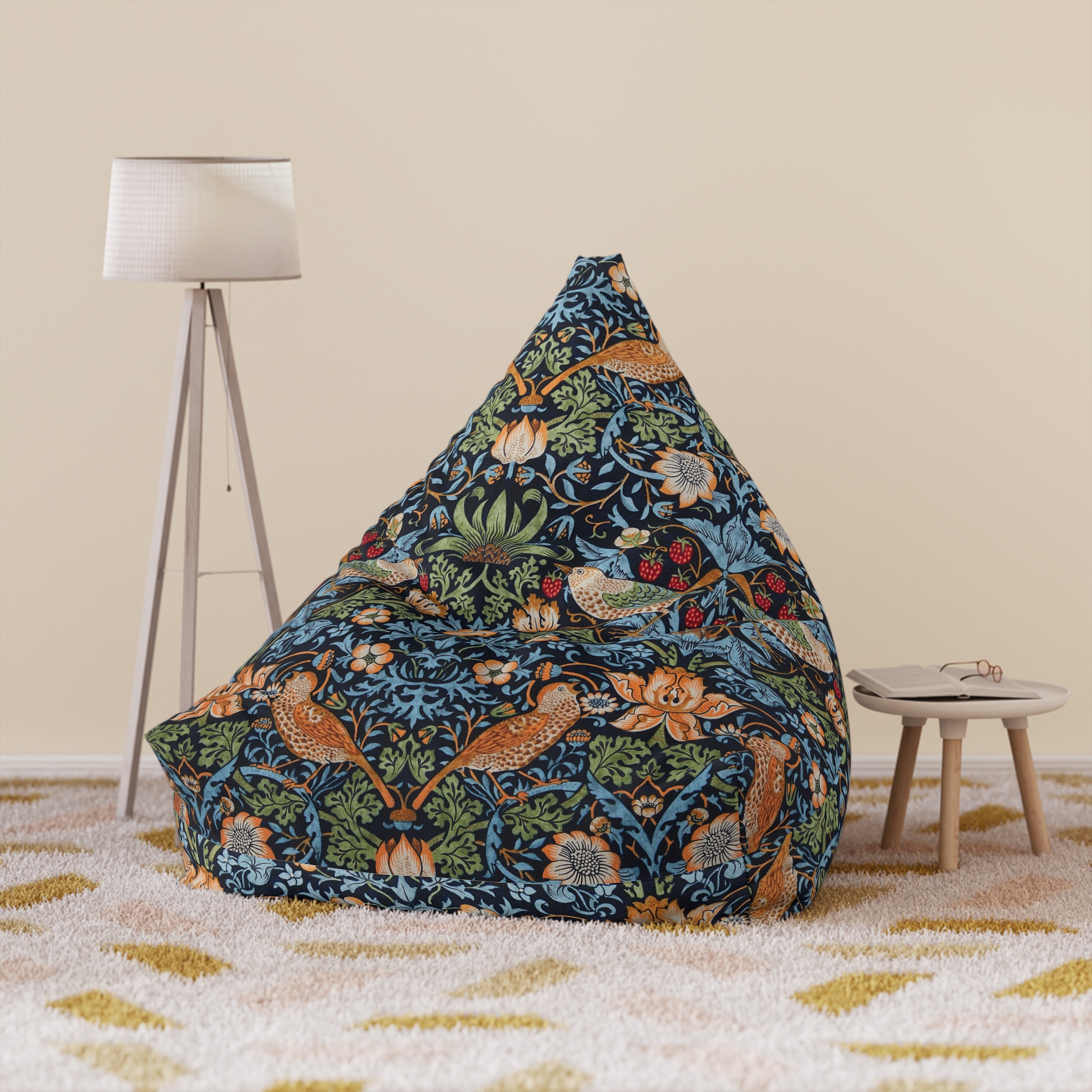 ハンドメイド　William Morris ボストンバッグ⑅︎◡̈︎* ハンドメイド William Morris ボストンバッグ⑅︎◡̈︎*